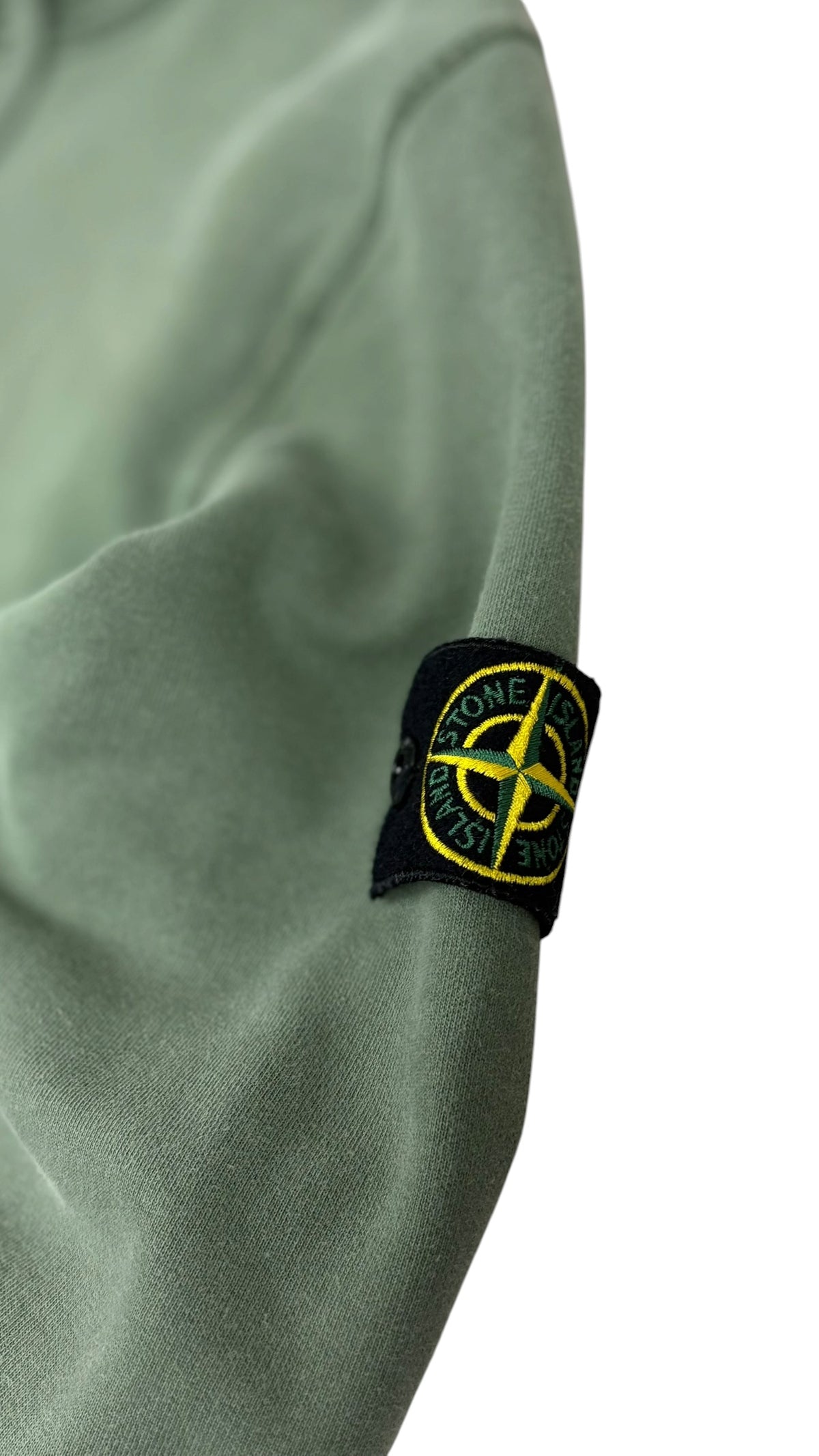 Hoodie Sweat-shirt Stone Island kaki taille S - Vue de dos