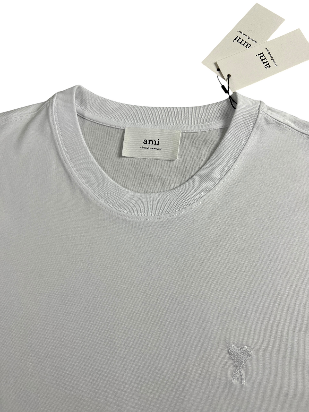 Tee-shirt Ami Paris blanc taille XXL - vue 2