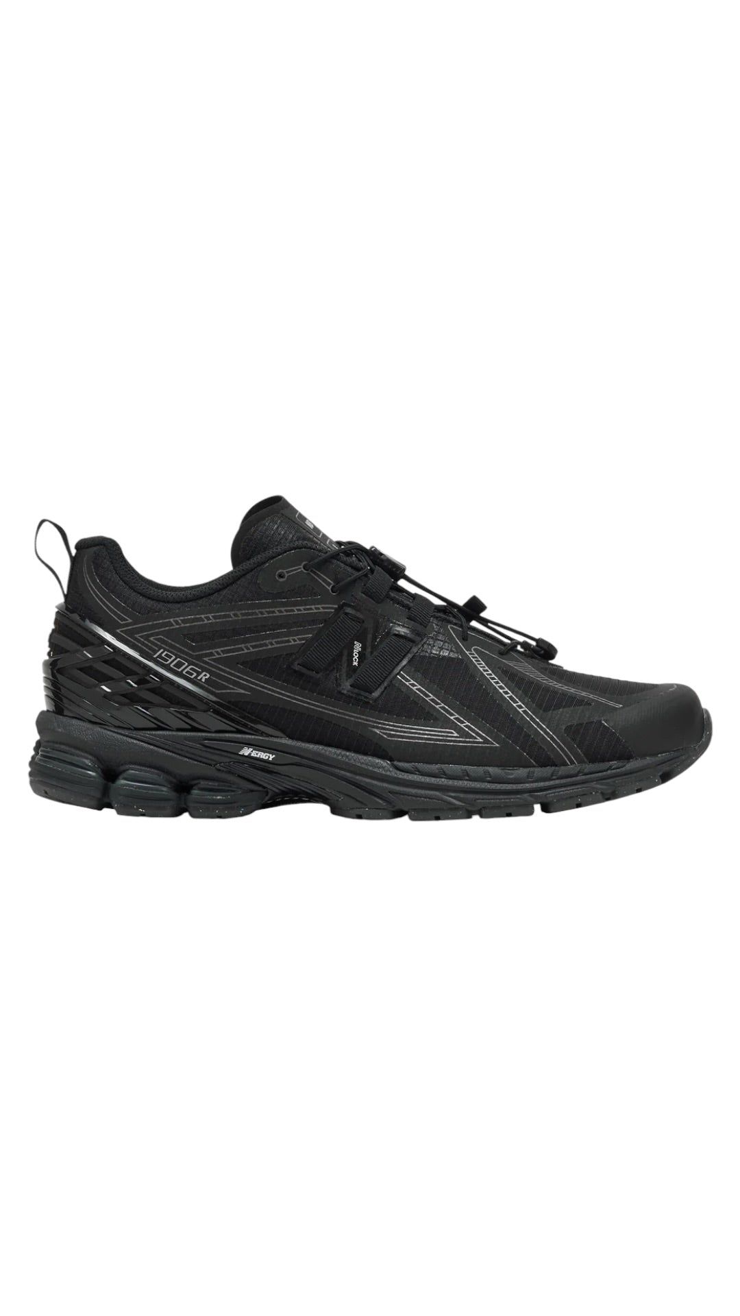 Sneakers New Balance U1906RNB noires, pointure 41 1/2 — vue de face