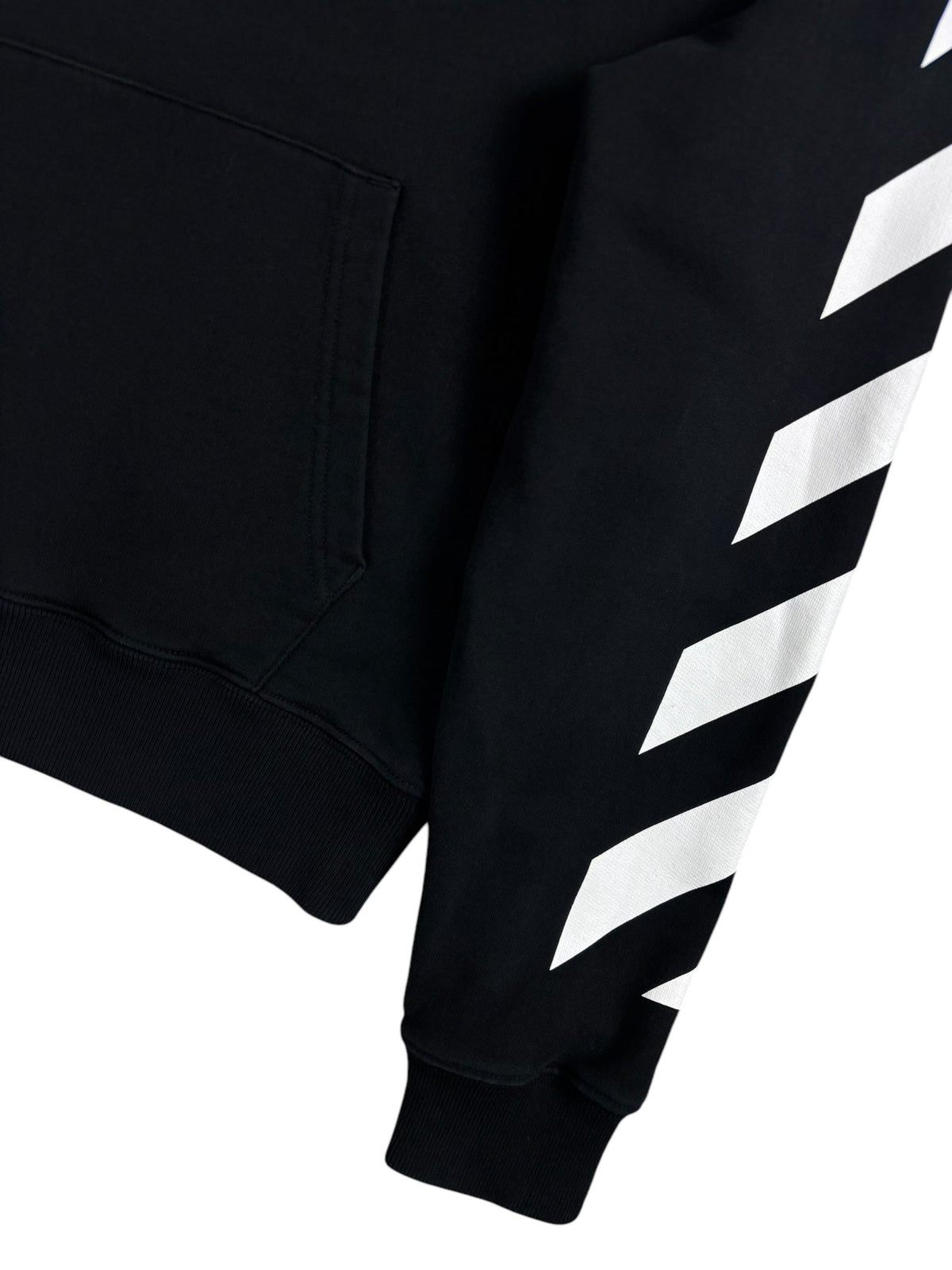 Sweat Off White noir taille XS - Détail