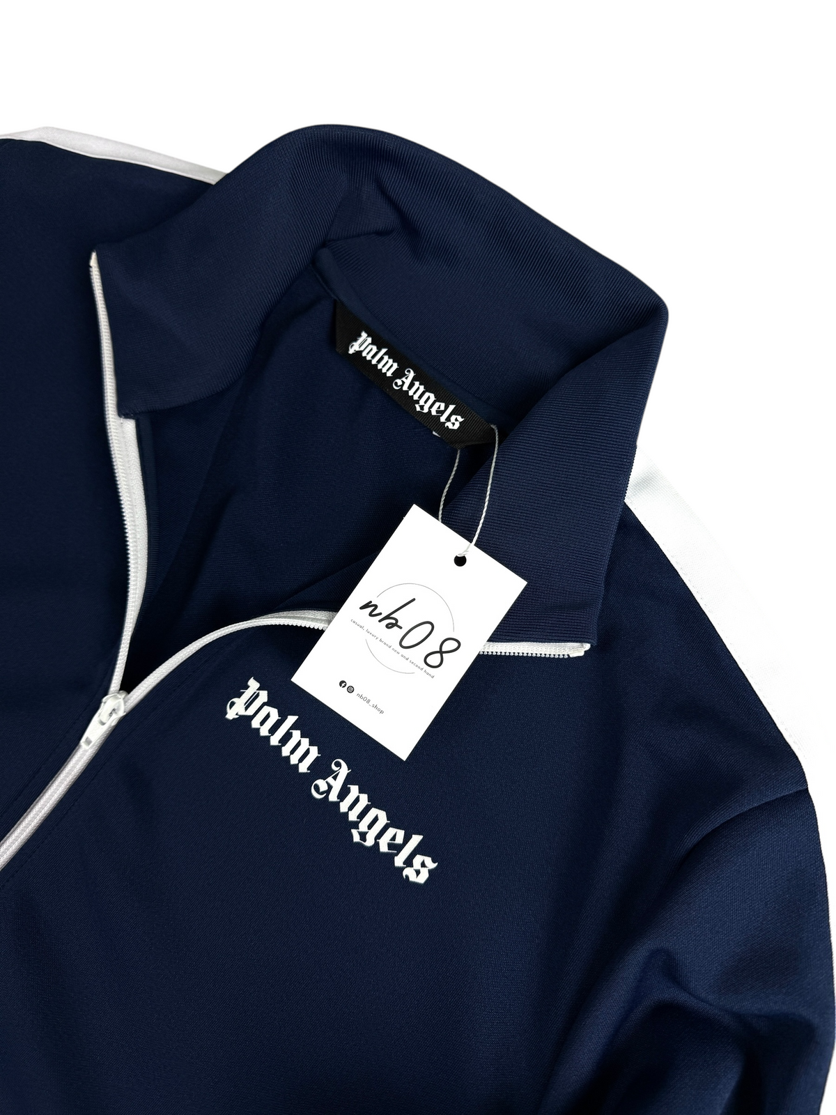 Gilet Palm Angels marine taille XL - Détail