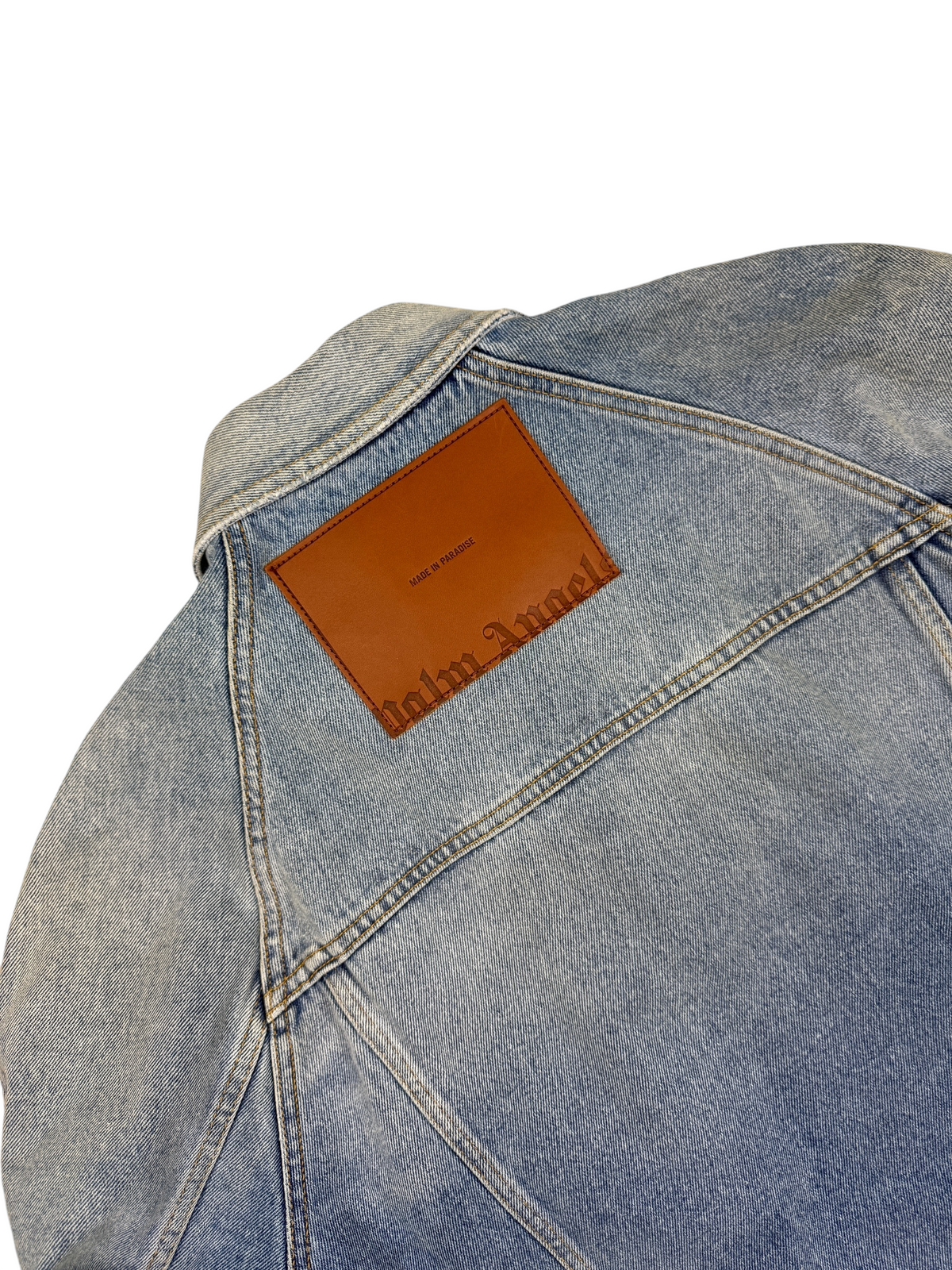 Veste Palm Angels bleu taille S - Détail