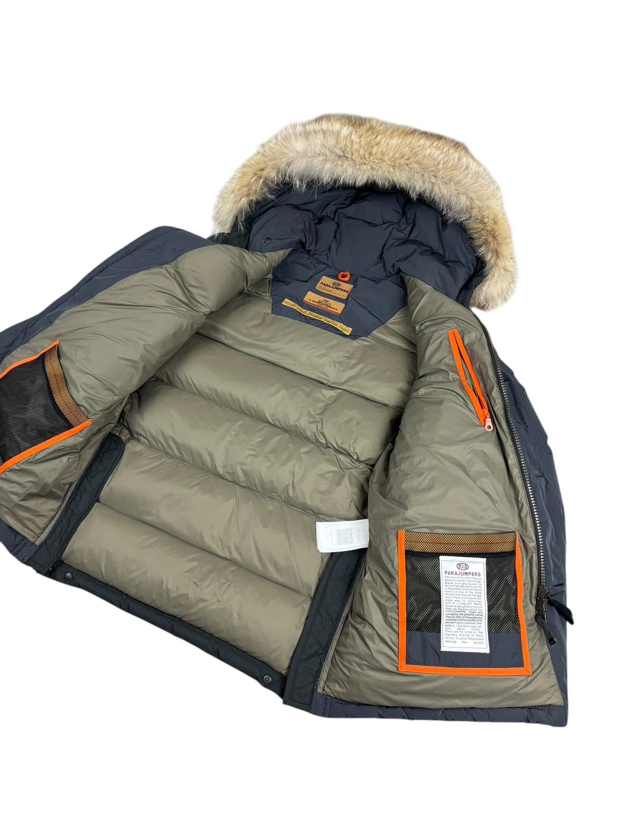 Doudoune Parajumpers gris taille L - Détail
