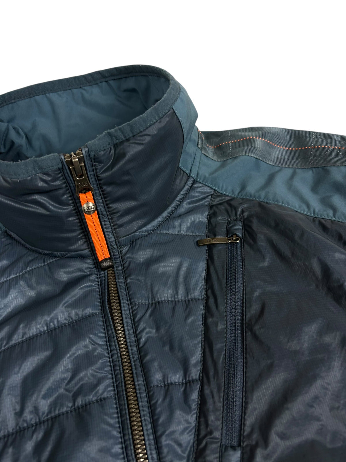Veste Parajumpers bleu taille L - Logo et étiquette