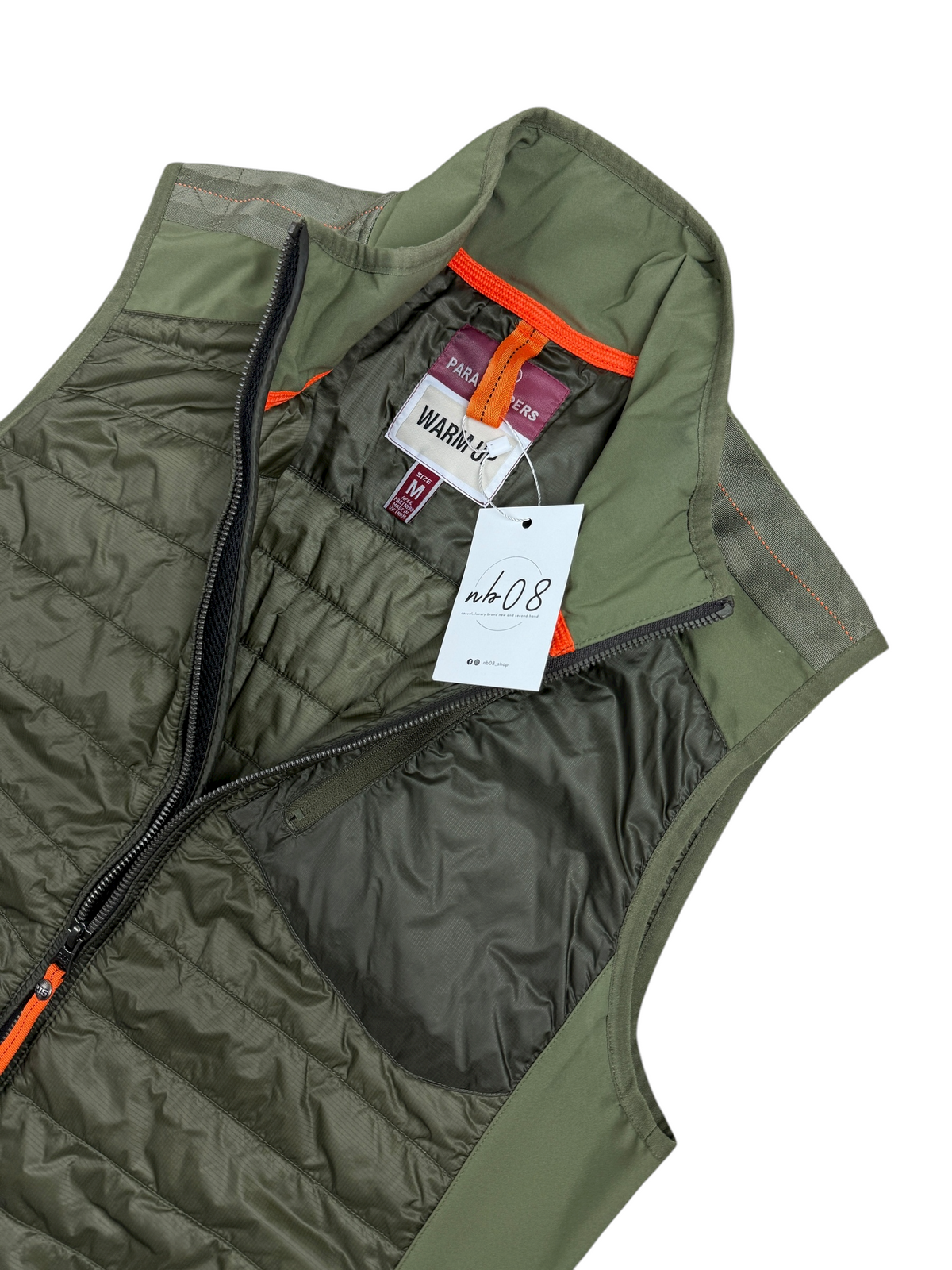 Veste Parajumpers kaki taille M - Vue de dos