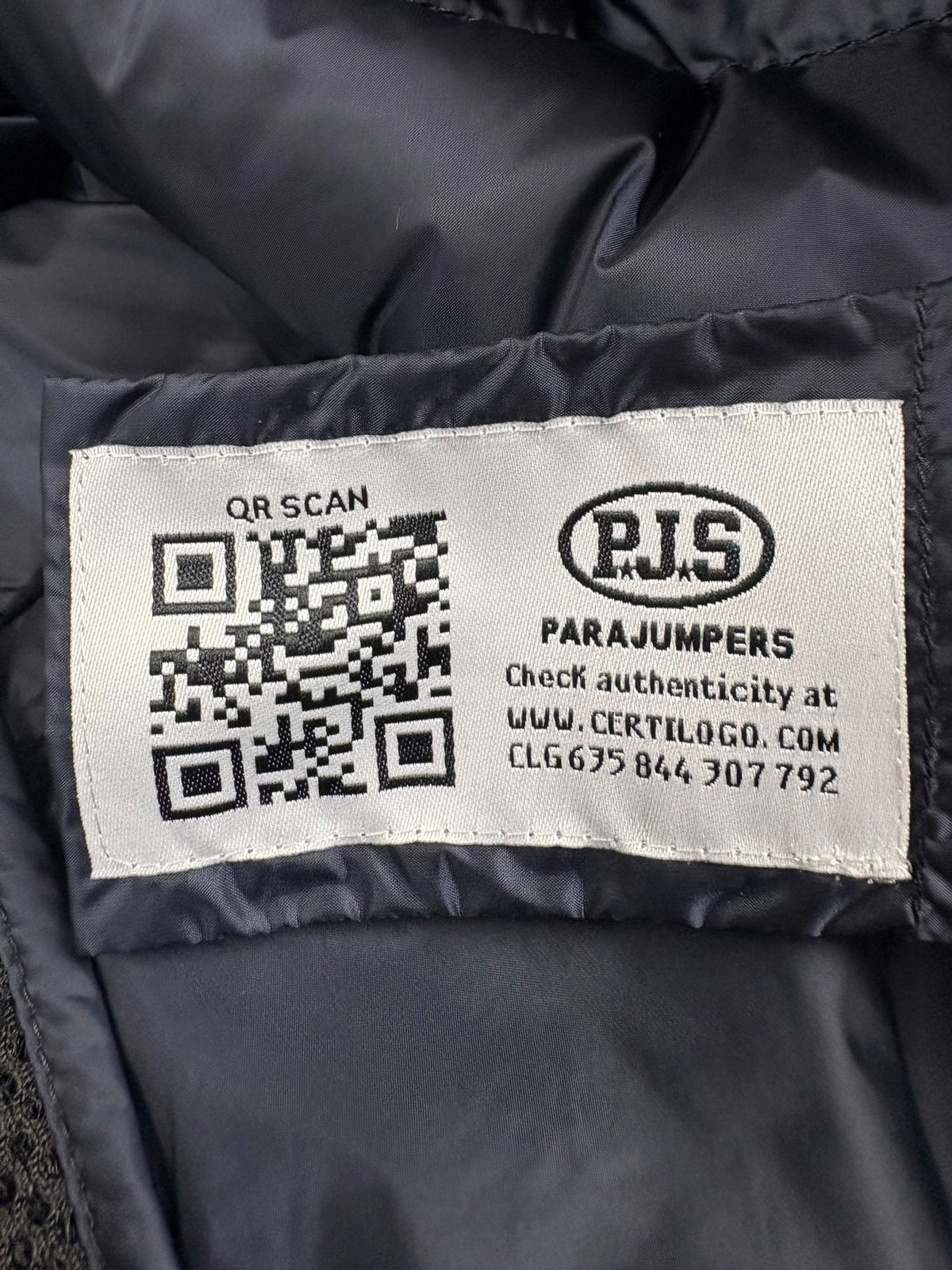 Jacke Parajumpers in Navy, Größe M - Seitenansicht