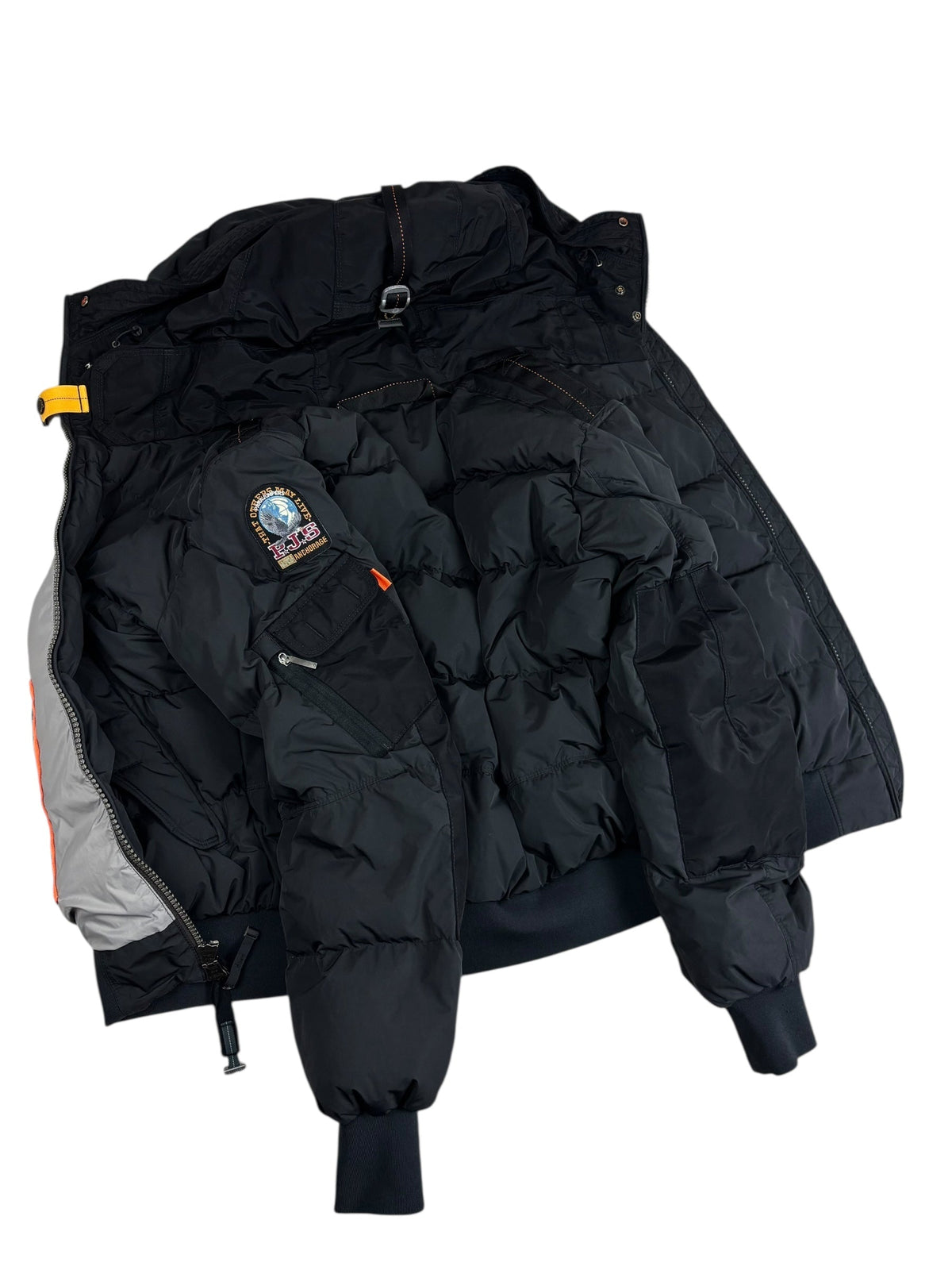 Veste Parajumpers noir taille XS - Logo et étiquette