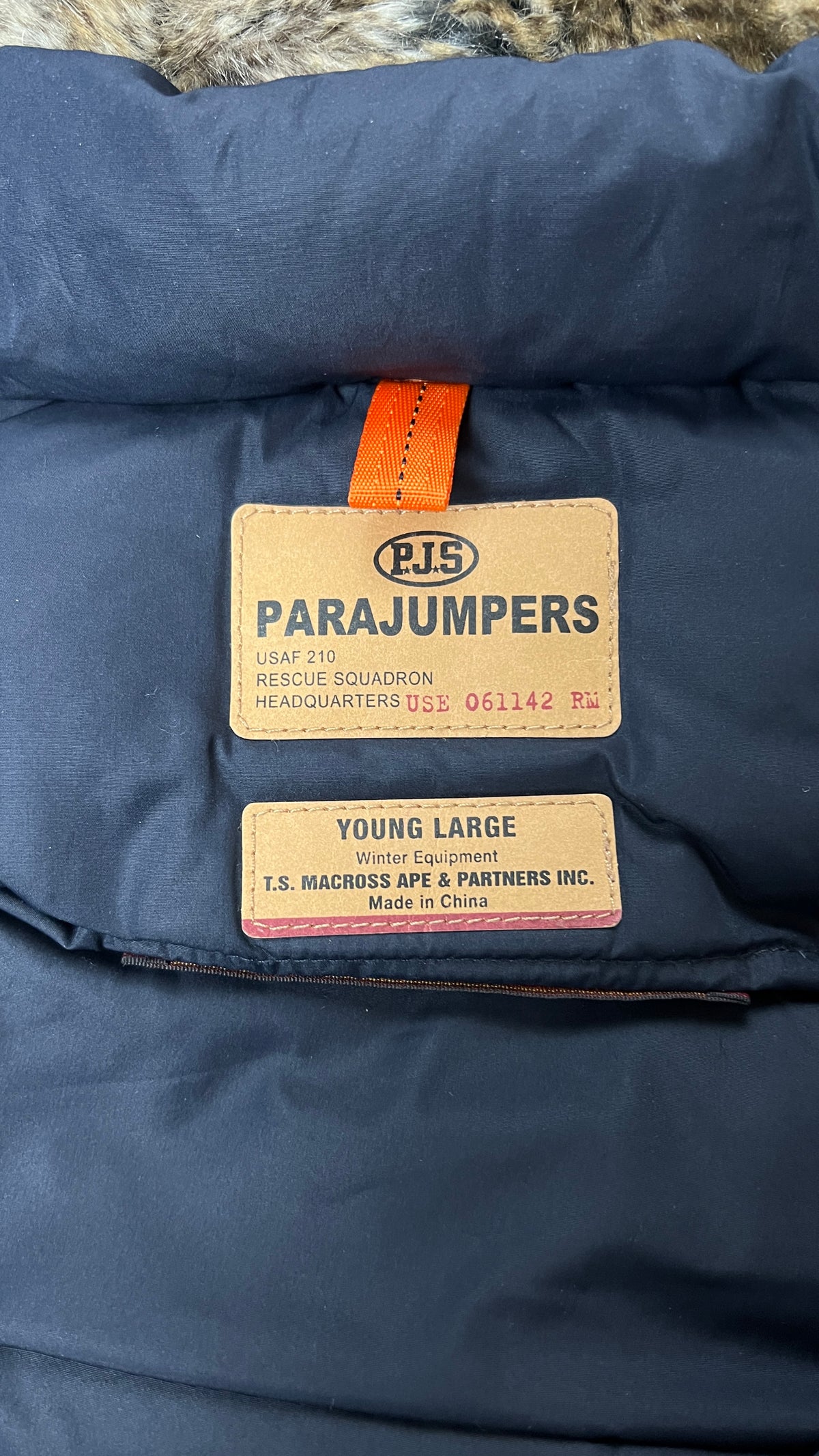 Parka à Capuche Parajumpers Junior Masterpiece Series Marine Taille 14 ans – photo complémentaire 1 – NB08 Shop