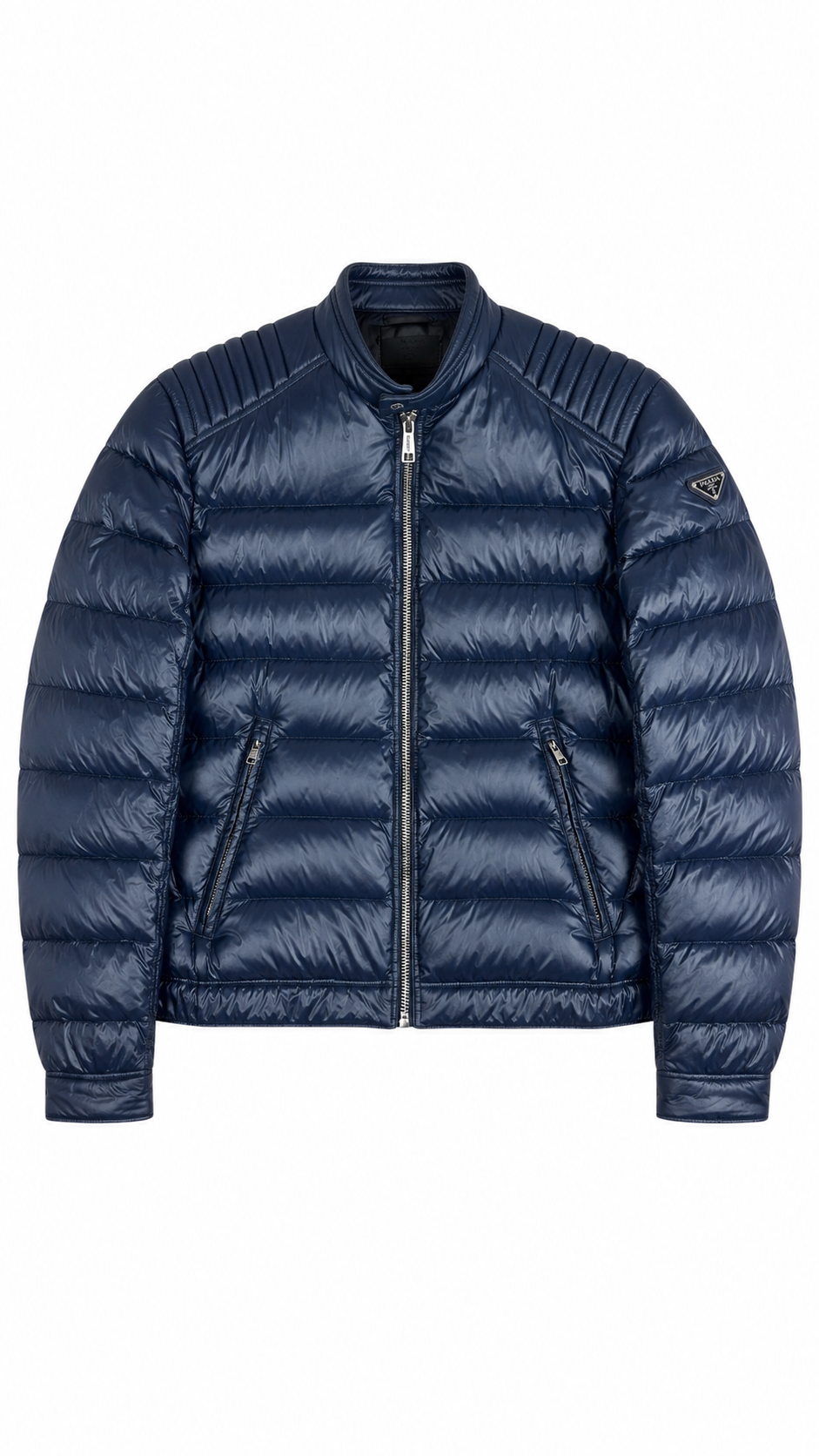 Doudoune Prada marine taille 50, seconde main authentifiée NB08 — vue 1