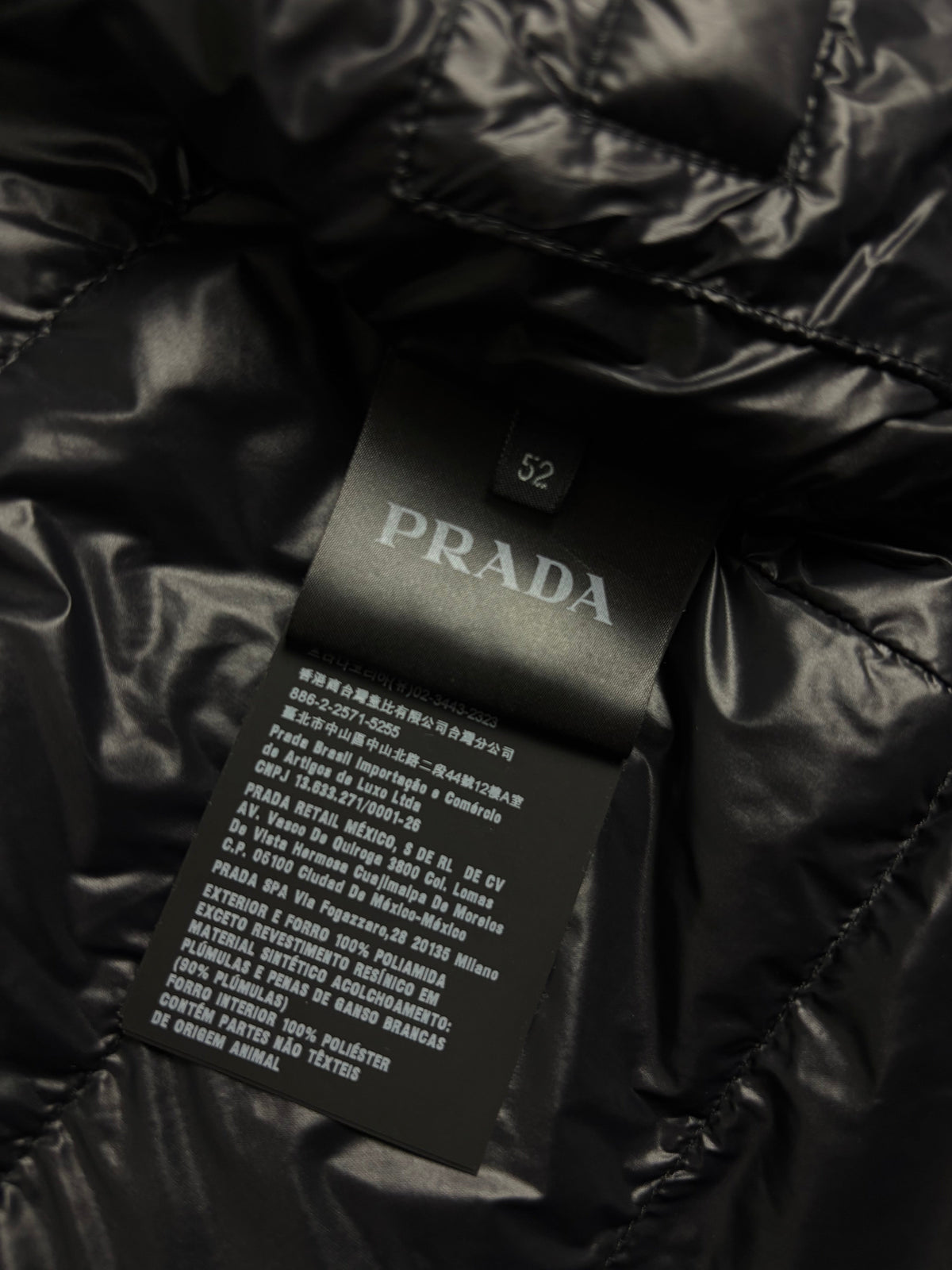 Doudoune Prada noir taille 52 - Vue 6