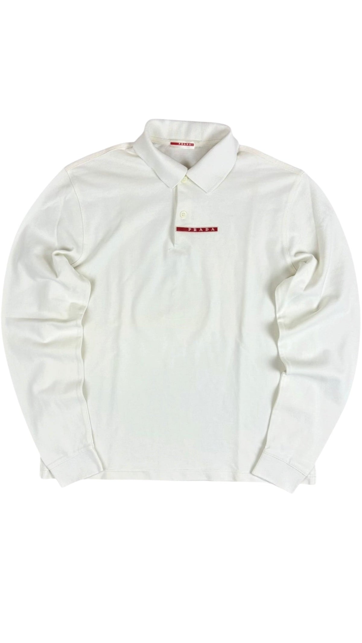 Polo Prada blanc taille S - Vue de face