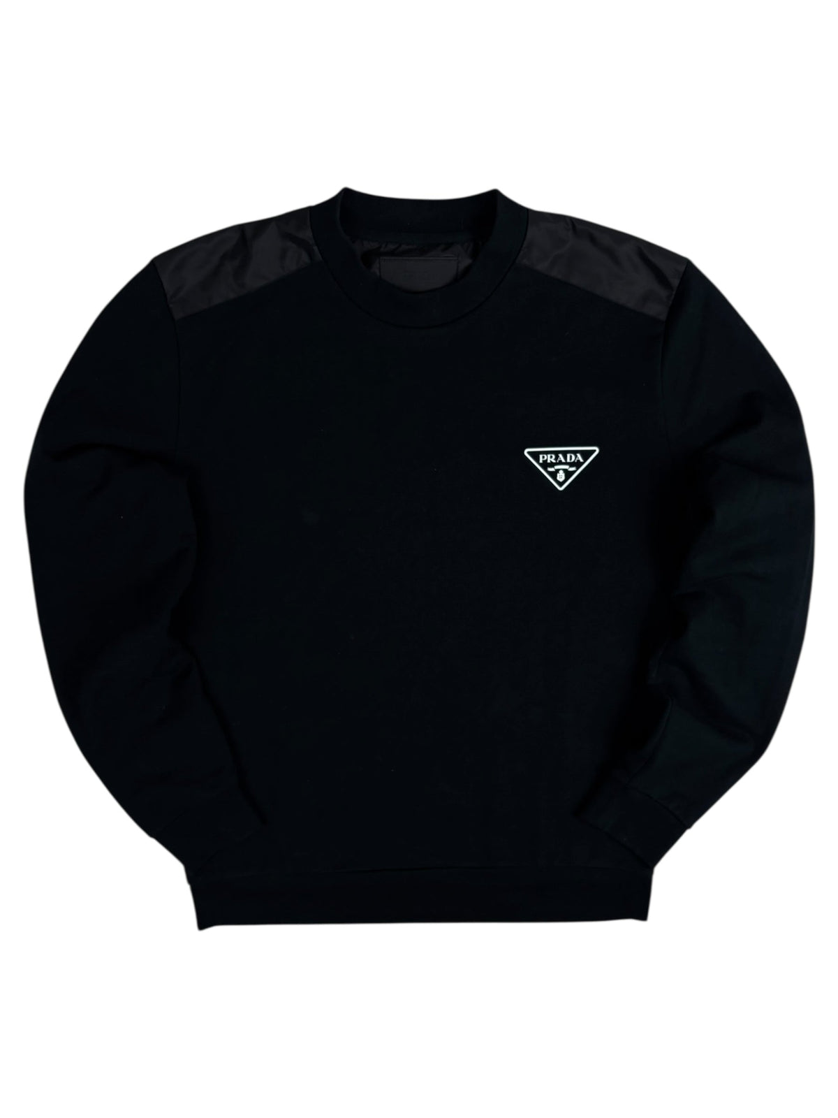 Sweat Prada noir taille XL - Vue de face
