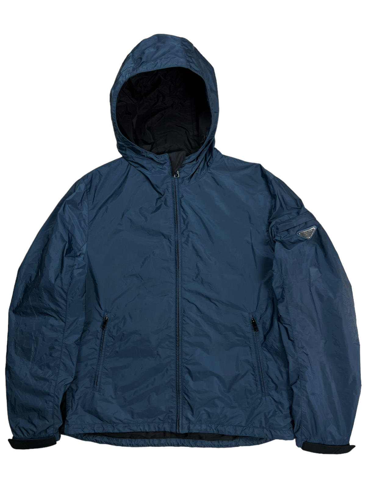 Veste Prada bleu taille L - Vue de face