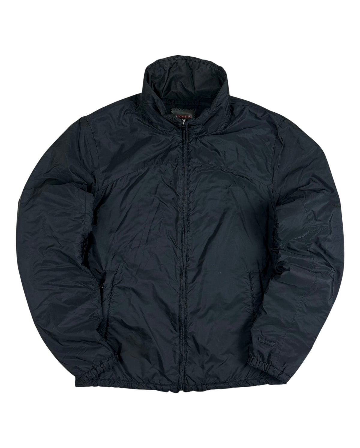 Veste Prada kaki / noir taille 48 - Vue de dos