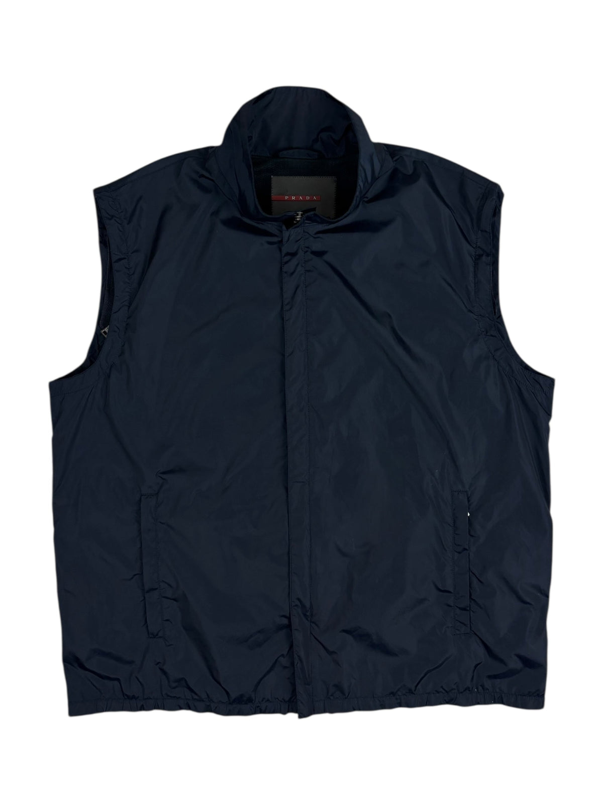 Veste Prada marine taille 52 - Logo et étiquette