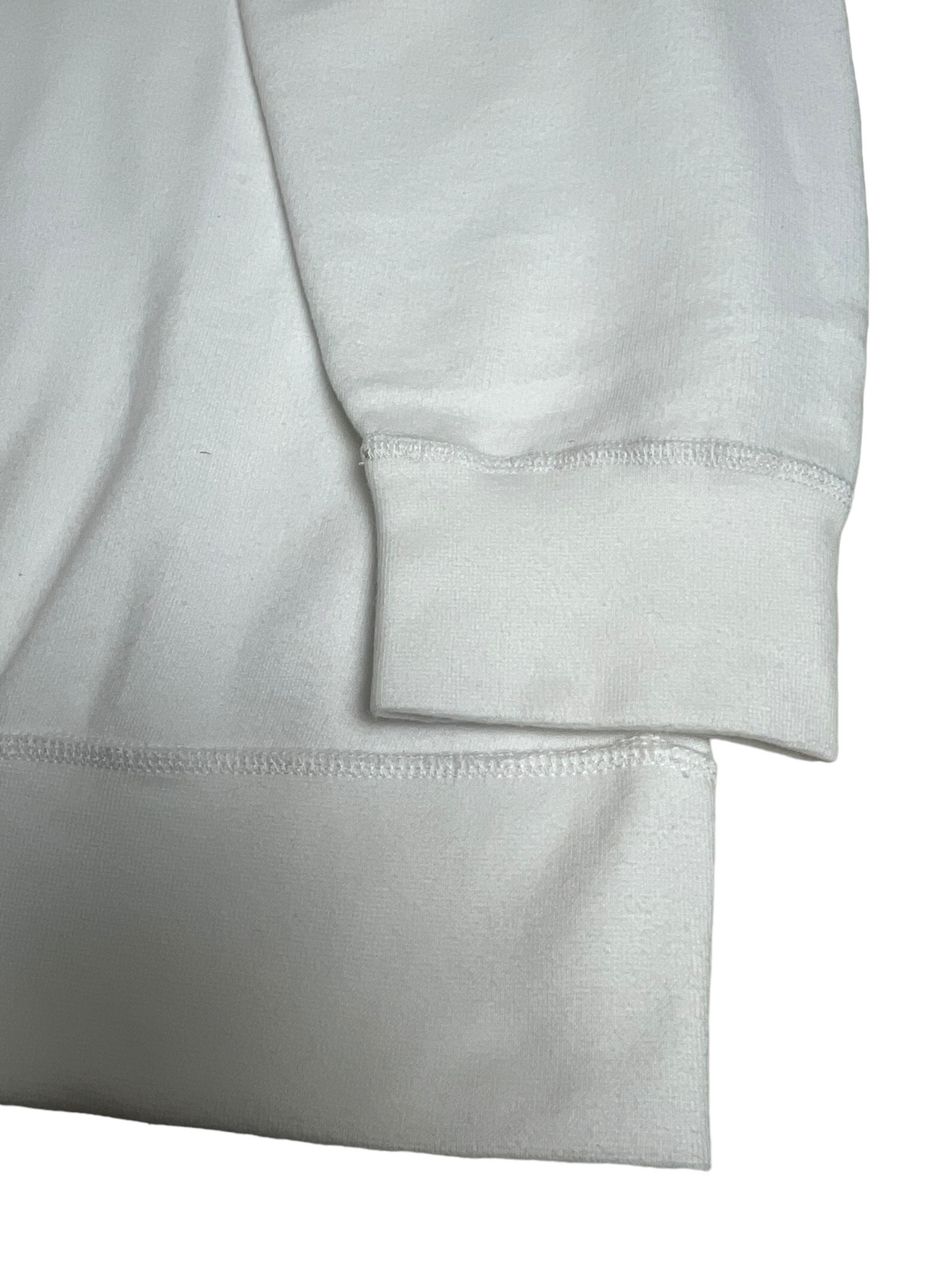 Pull Crewneck Ralph Lauren blanc taille XXL, détail matière et finitions — vue 3