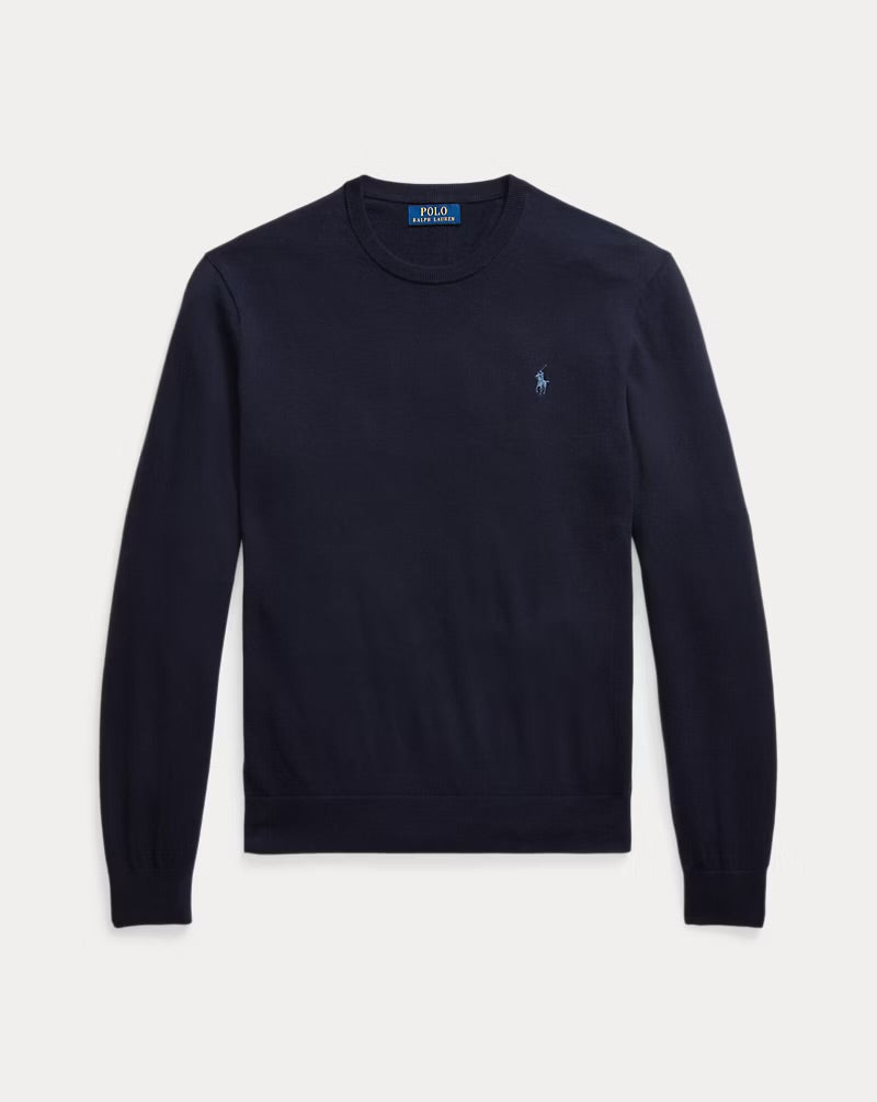 Pull Ralph Lauren marine taille S - Vue de face