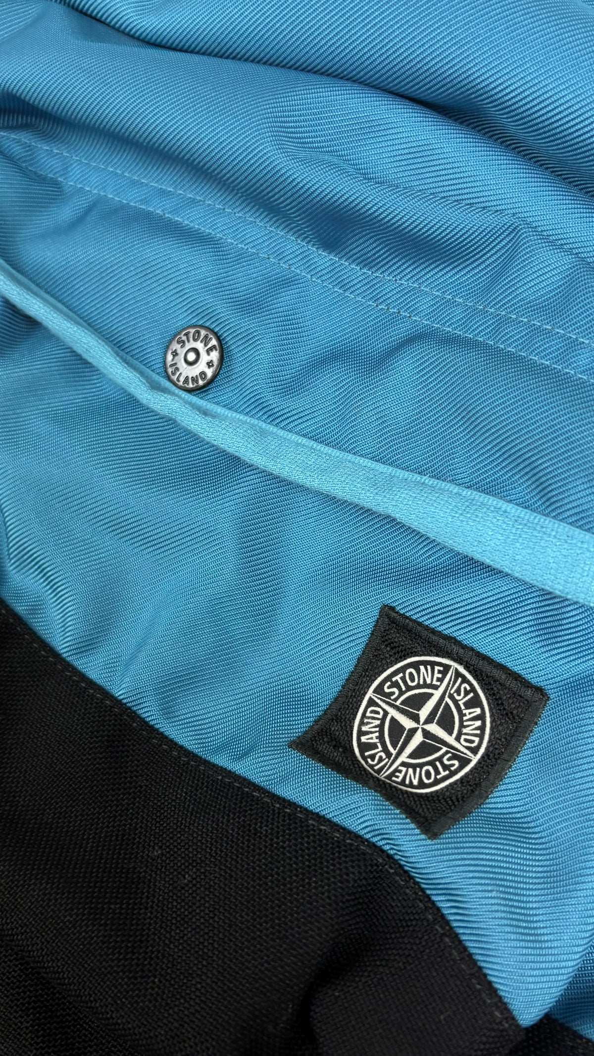 Rucksack Stone Island aus Nylon in Blau und Schwarz, Einheitsgröße — zusätzliche Ansicht 3