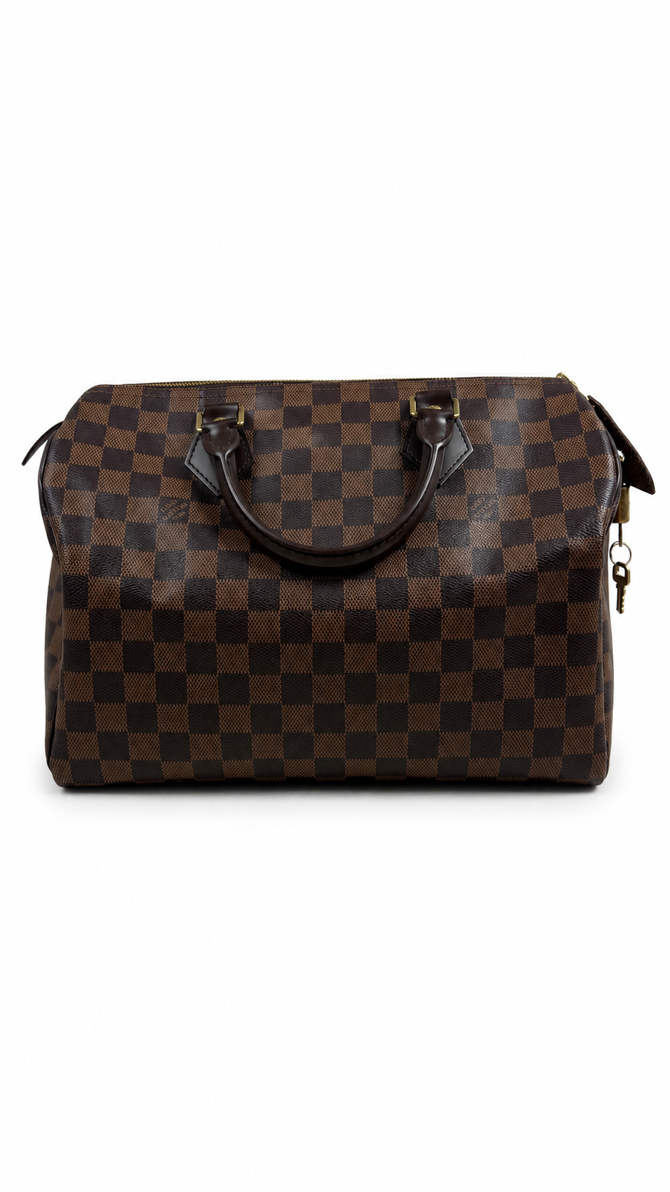 Sac à main Louis Vuitton Speedy 30 Toile Damier Ébène - vue 1/8