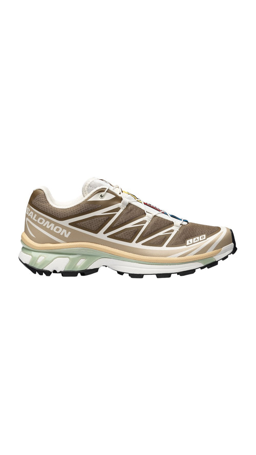 Salomon XT-6 Coyote Brown Safari Sneakers - Brown / Beige - New