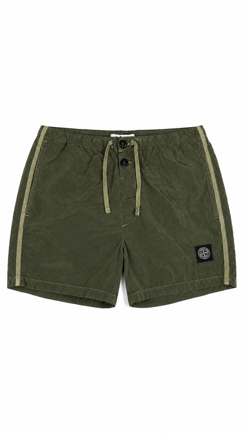 Short De Bain Stone Island Nylon Métal kaki Collection 2026 - vue 1/5