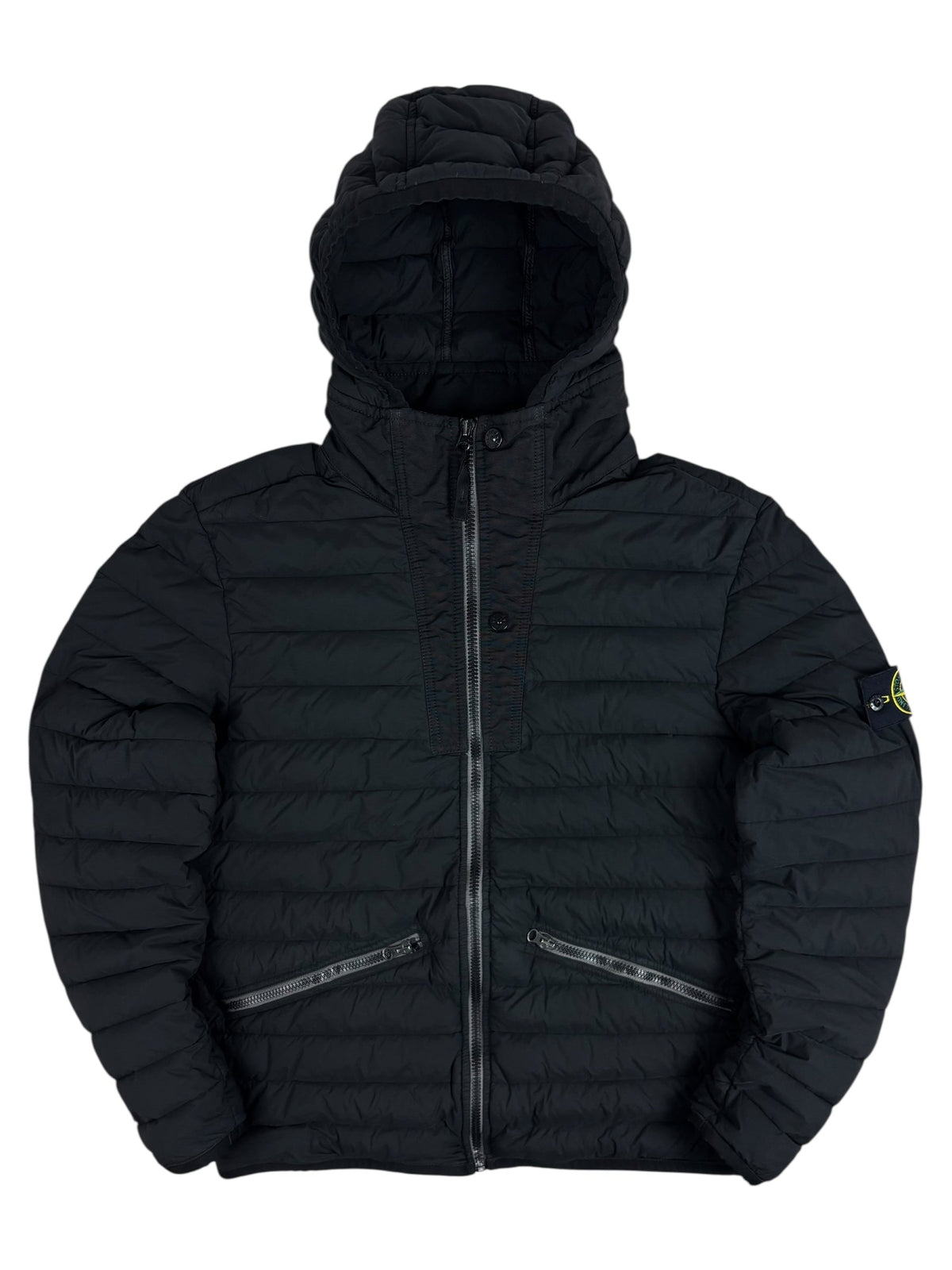 Doudoune Stone Island noir taille L - Vue de face