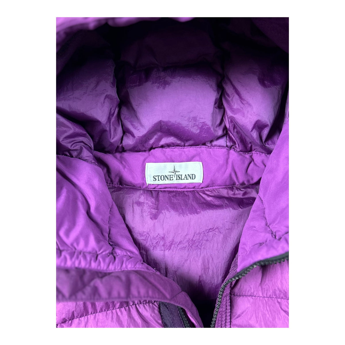DOUDOUNE À CAPUCHE STONE ISLAND GARMENT DYED CRINKLE REPS NY DOWN - NB08