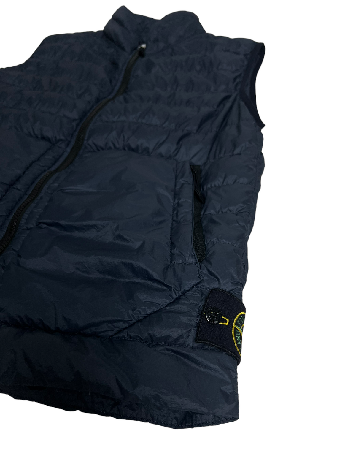 Gilet Stone Island bleu marine taille M - Vue de dos