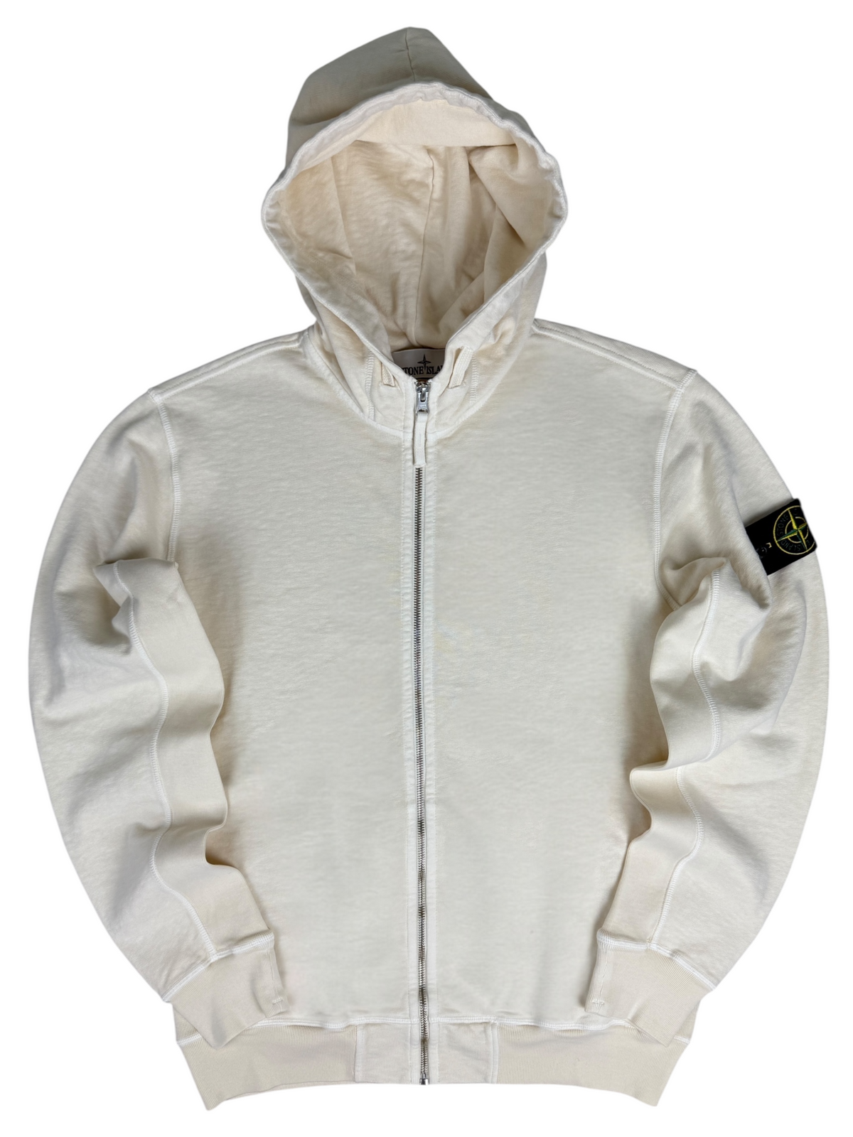 Gilet Stone Island crème taille S - Vue de face