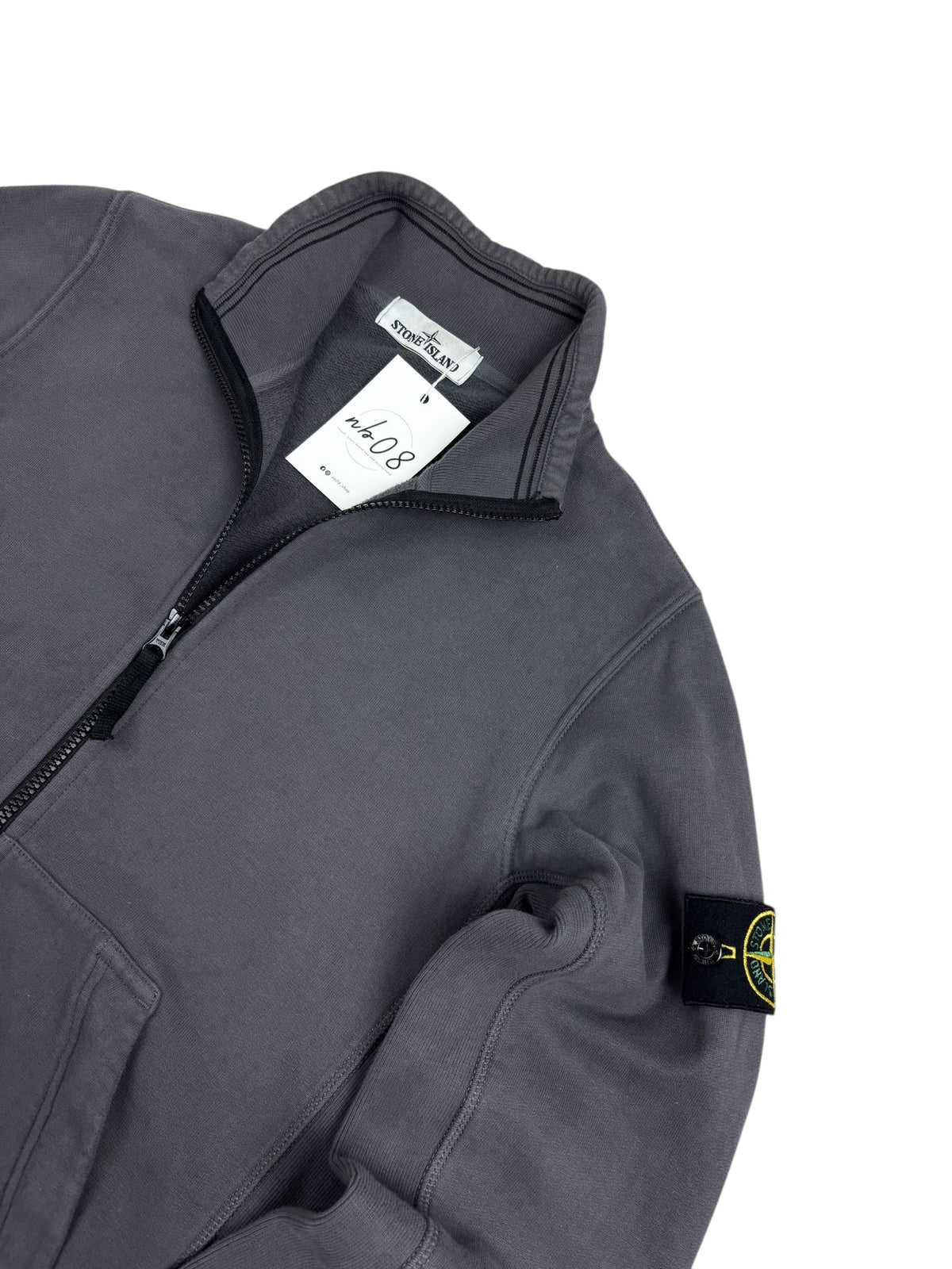 Gilet Stone Island gris taille S - Vue de dos