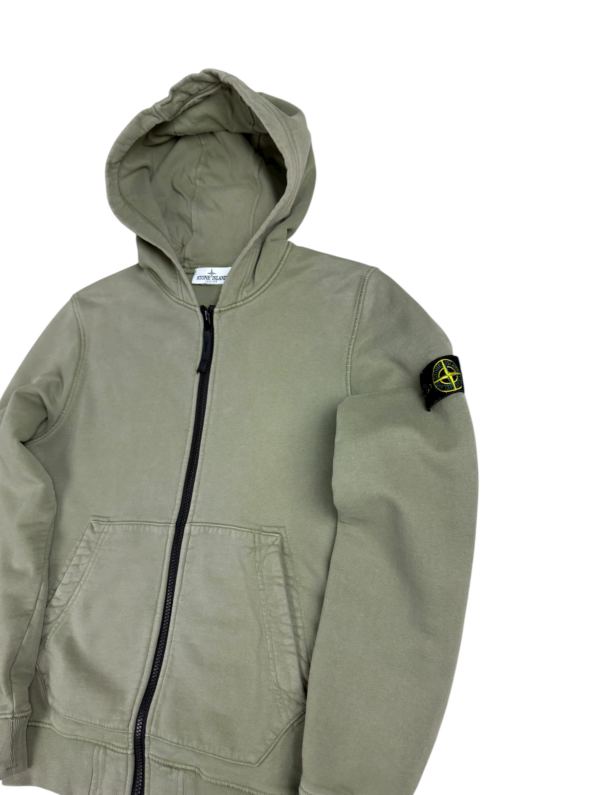 Gilet Stone Island kaki taille 12 ans - Vue de dos