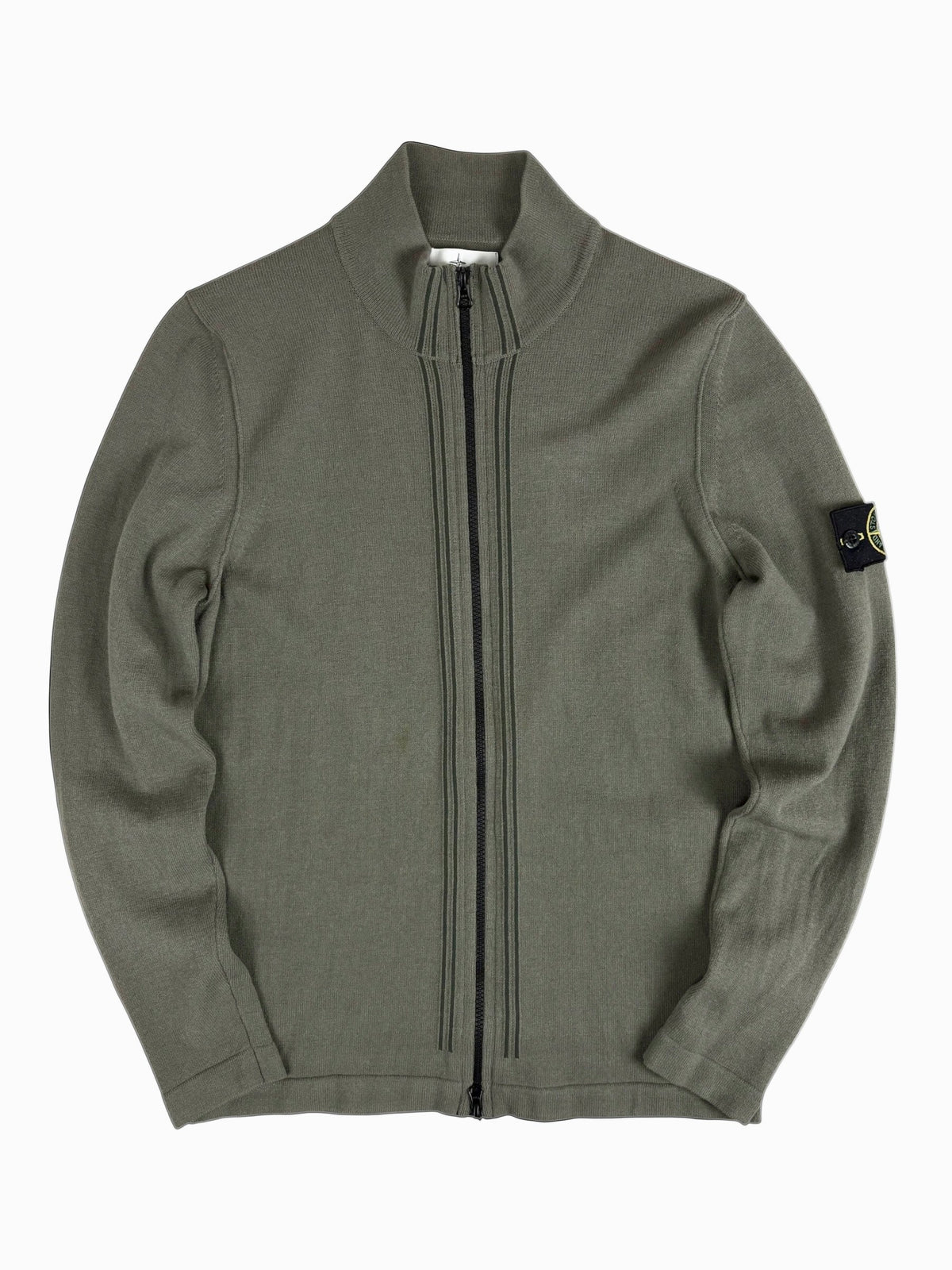 Gilet Stone Island kaki taille L - Vue de face