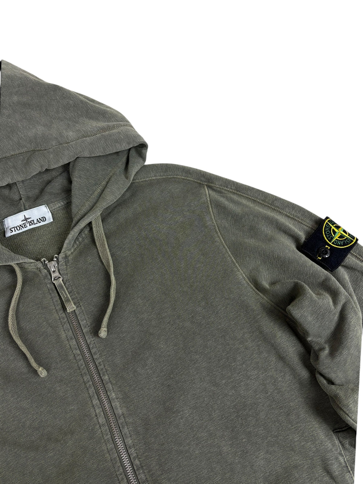 Gilet Stone Island kaki taille M - Vue de dos