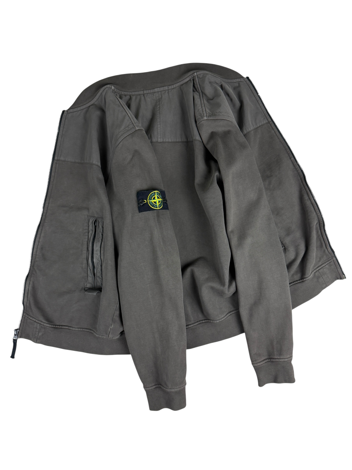 Gilet Stone Island kaki taille M - Vue de dos