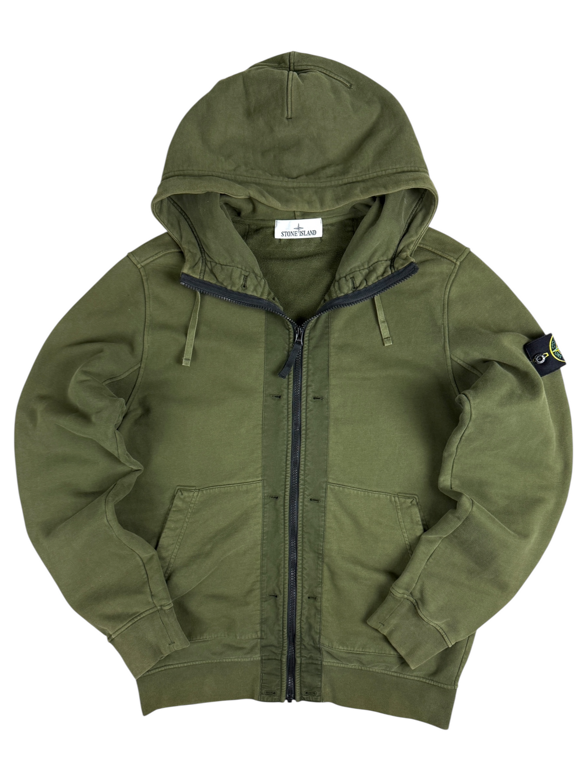 Gilet Stone Island kaki taille M - Vue de face