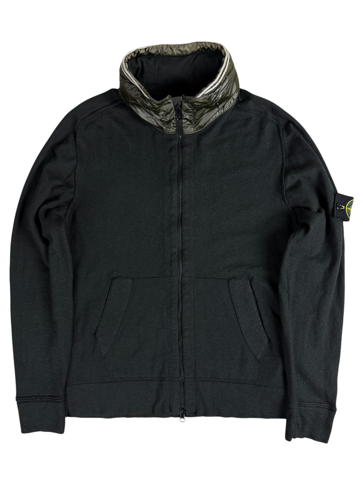 Gilet Stone Island kaki taille M - Vue de face
