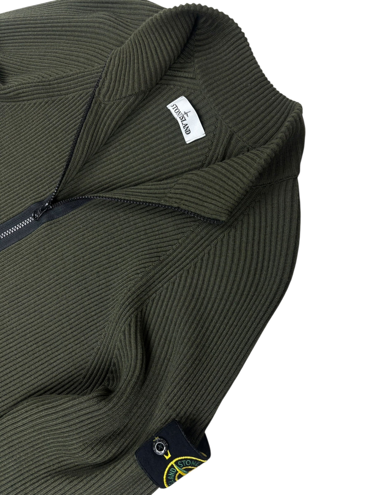 Gilet Stone Island kaki taille S - Vue de dos