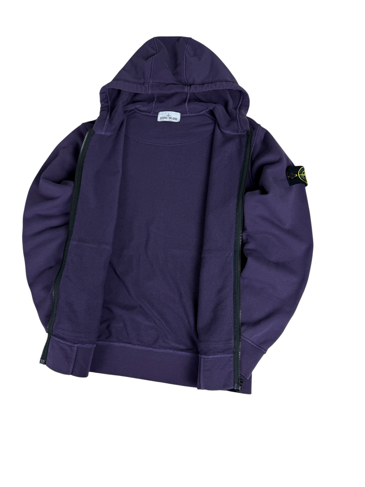 Gilet Stone Island mauve taille M - Vue de dos