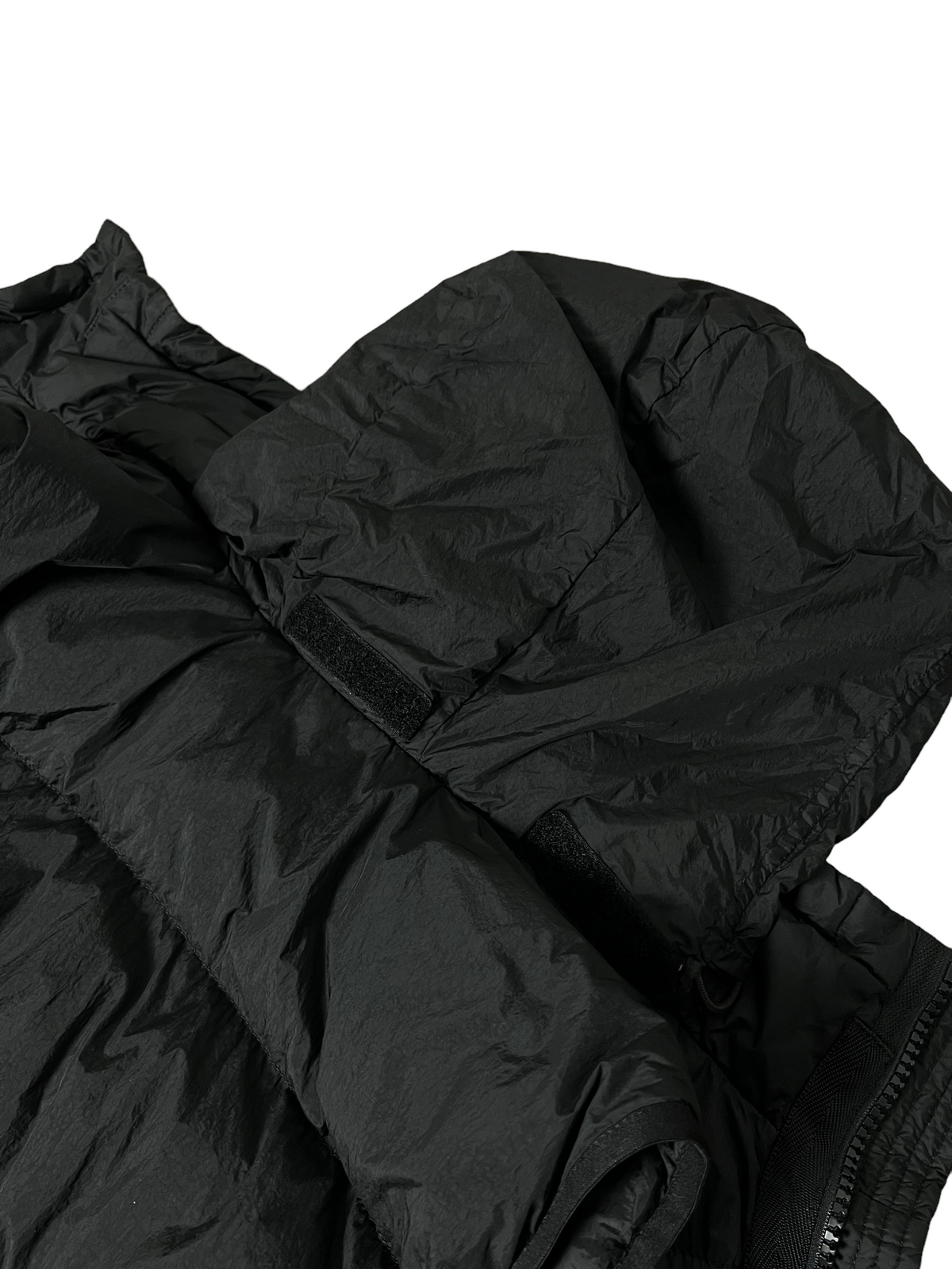 GILET À CAPUCHE STONE ISLAND GARMENT DYED CRINKLE REPS NY DOWN - NB08