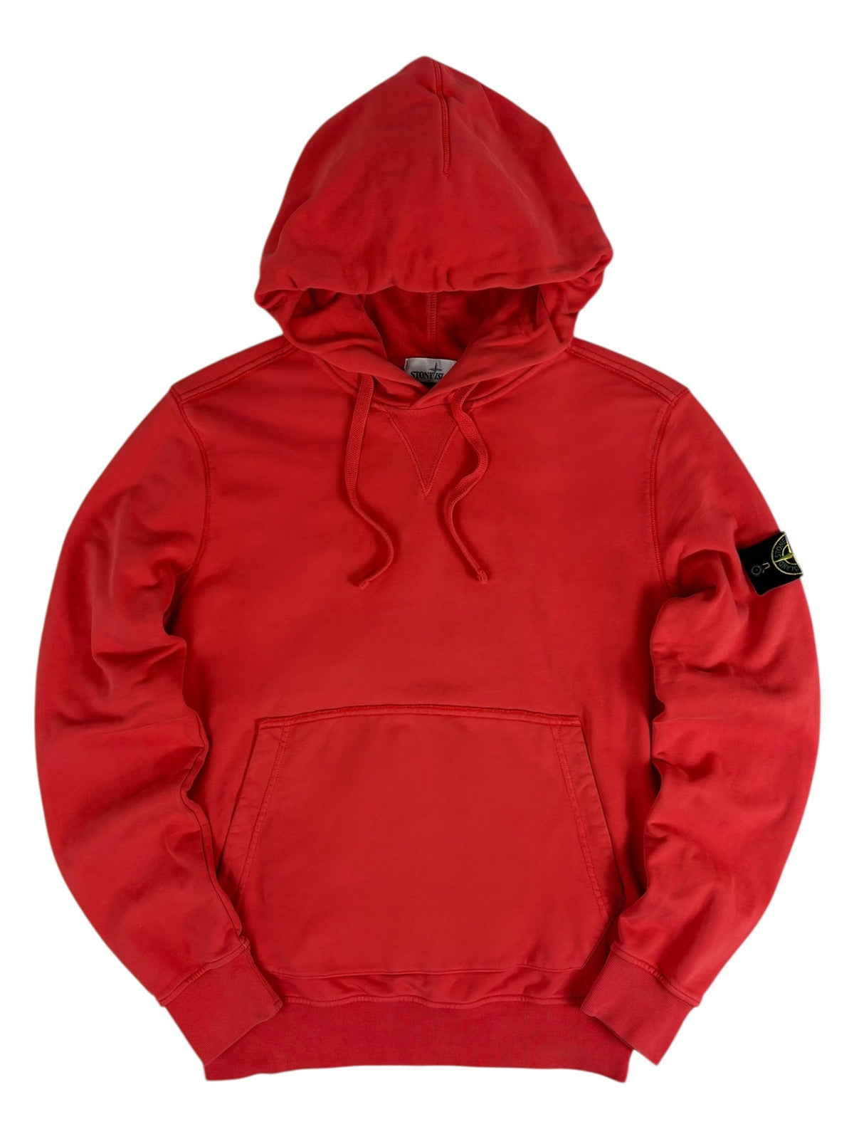 Hoodie Stone Island corail taille L - Vue de face