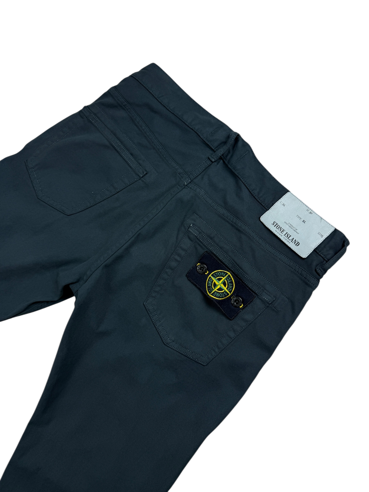 Jean Stone Island gris taille PANTALON W30 - Détail