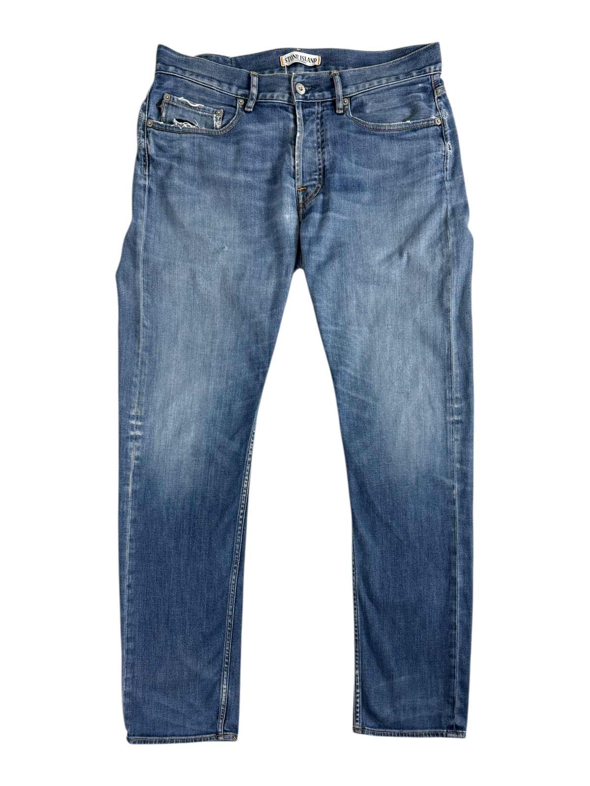 Jean Stone Island marine taille PANTALON W34 - Vue de dos