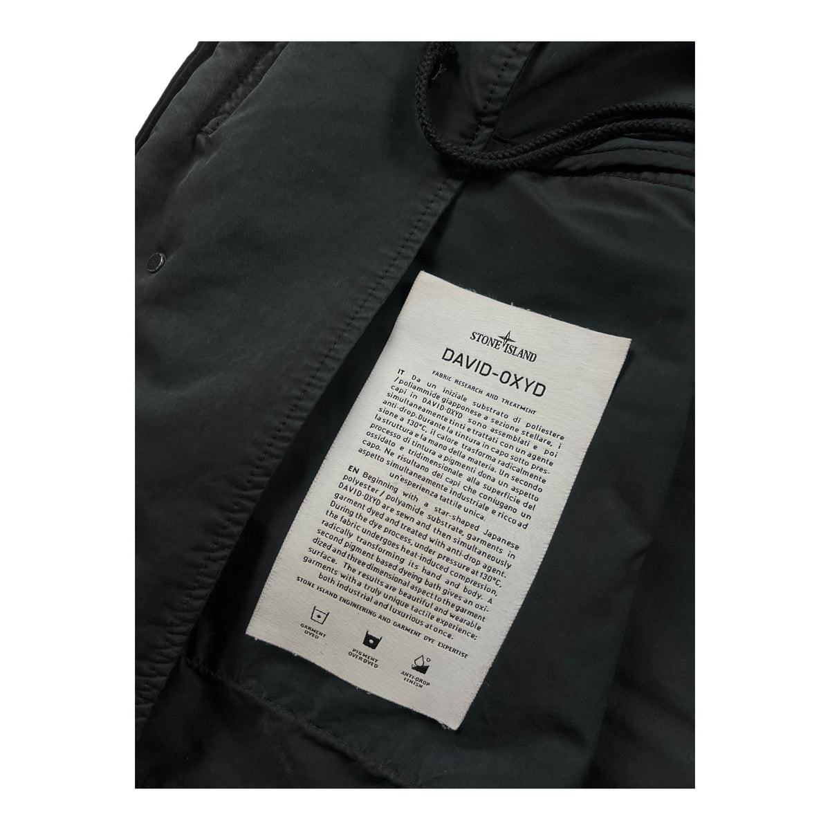 MANTEAU À CAPUCHE STONE ISLAND VINTAGE DAVID-OXYD - NB08