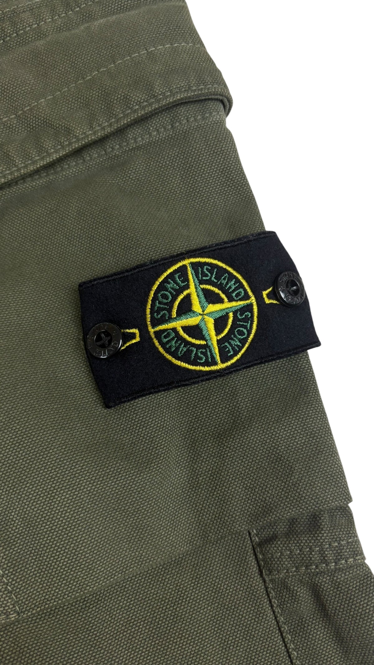 Pantalon Cargo Stone Island kaki taille W32 - vue 3/5