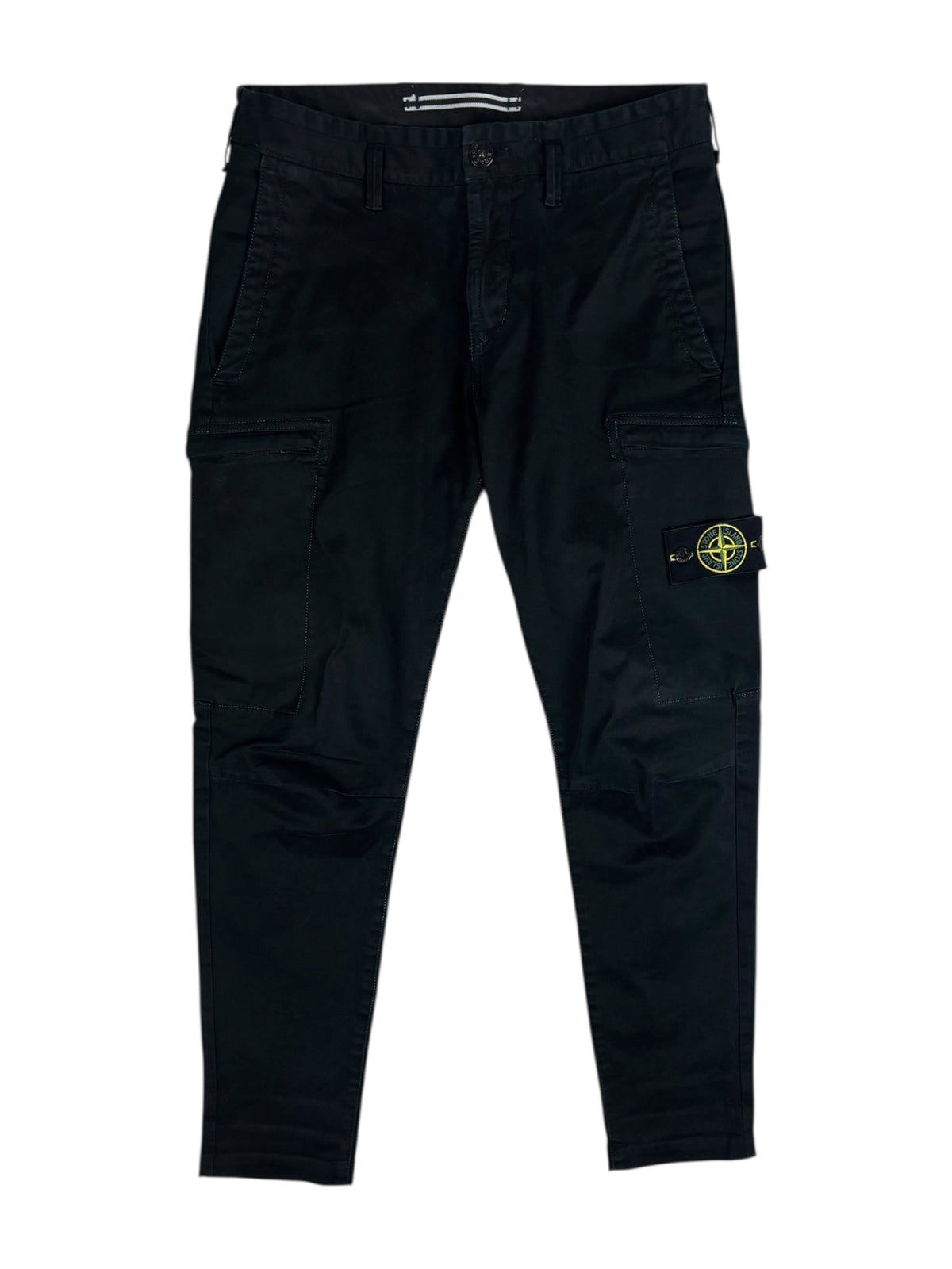 Pantalon Stone Island noir taille PANTALON W30 - Vue de face