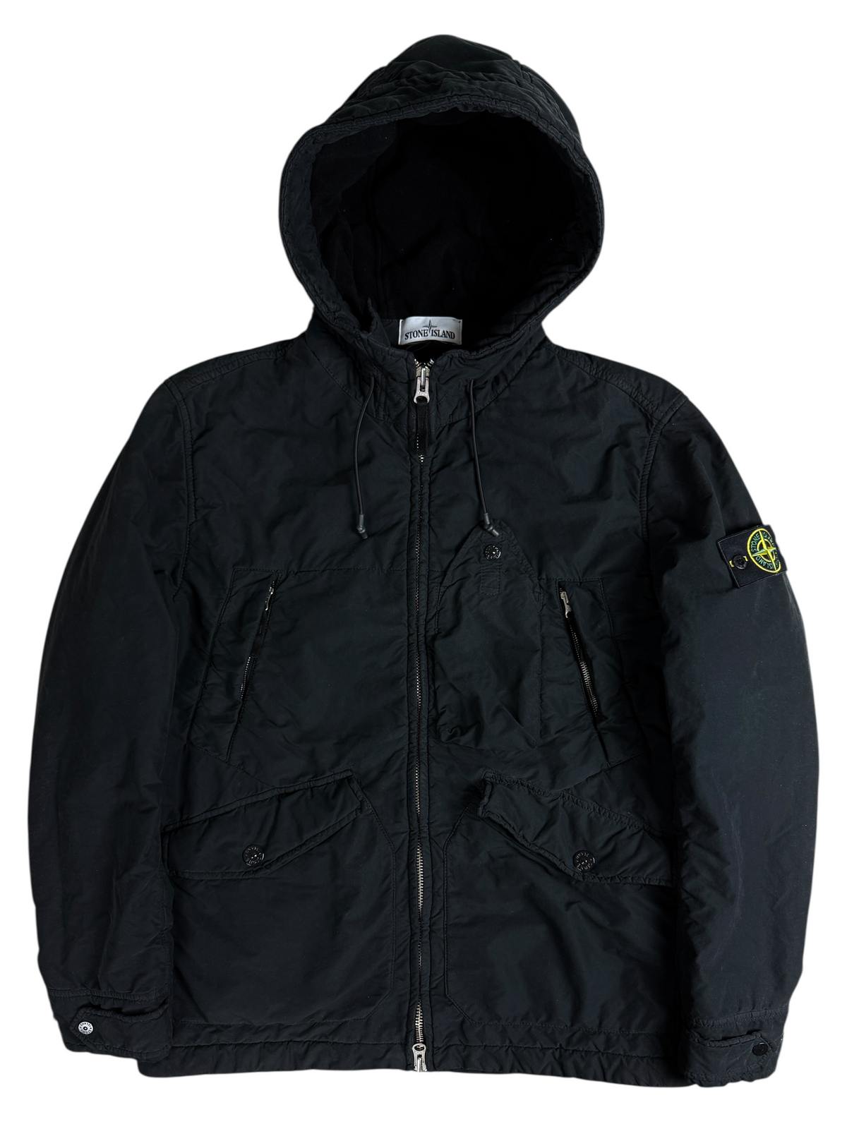 Parka Stone Island noir taille XL - Vue de face