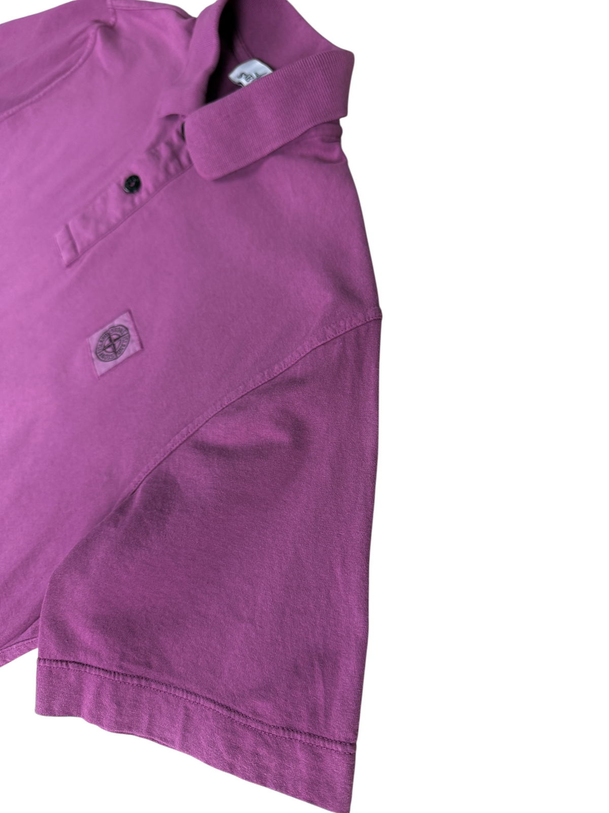 Polo Stone Island violet taille L - Vue de dos