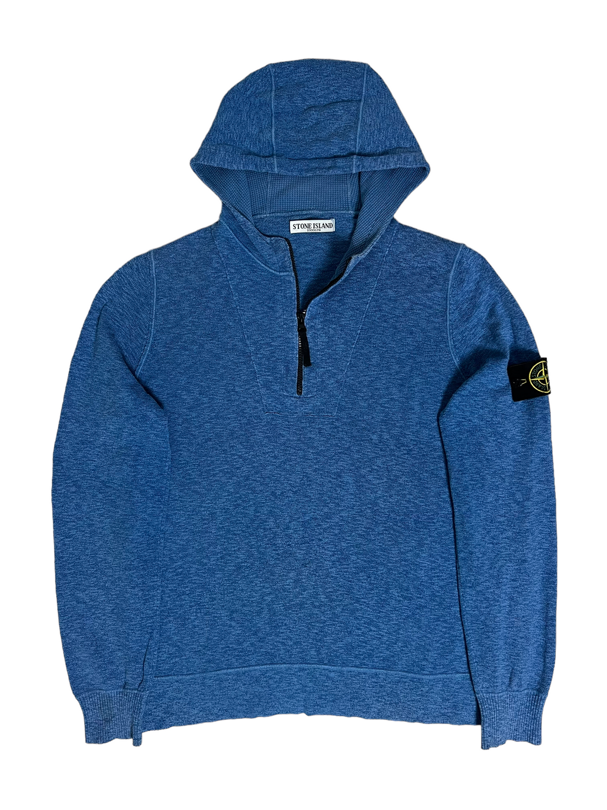 Pull Stone Island bleu taille L - Vue de face