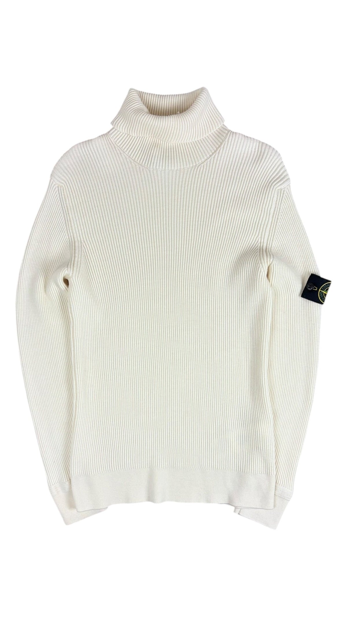 Pull Stone Island crème taille L - Vue de face