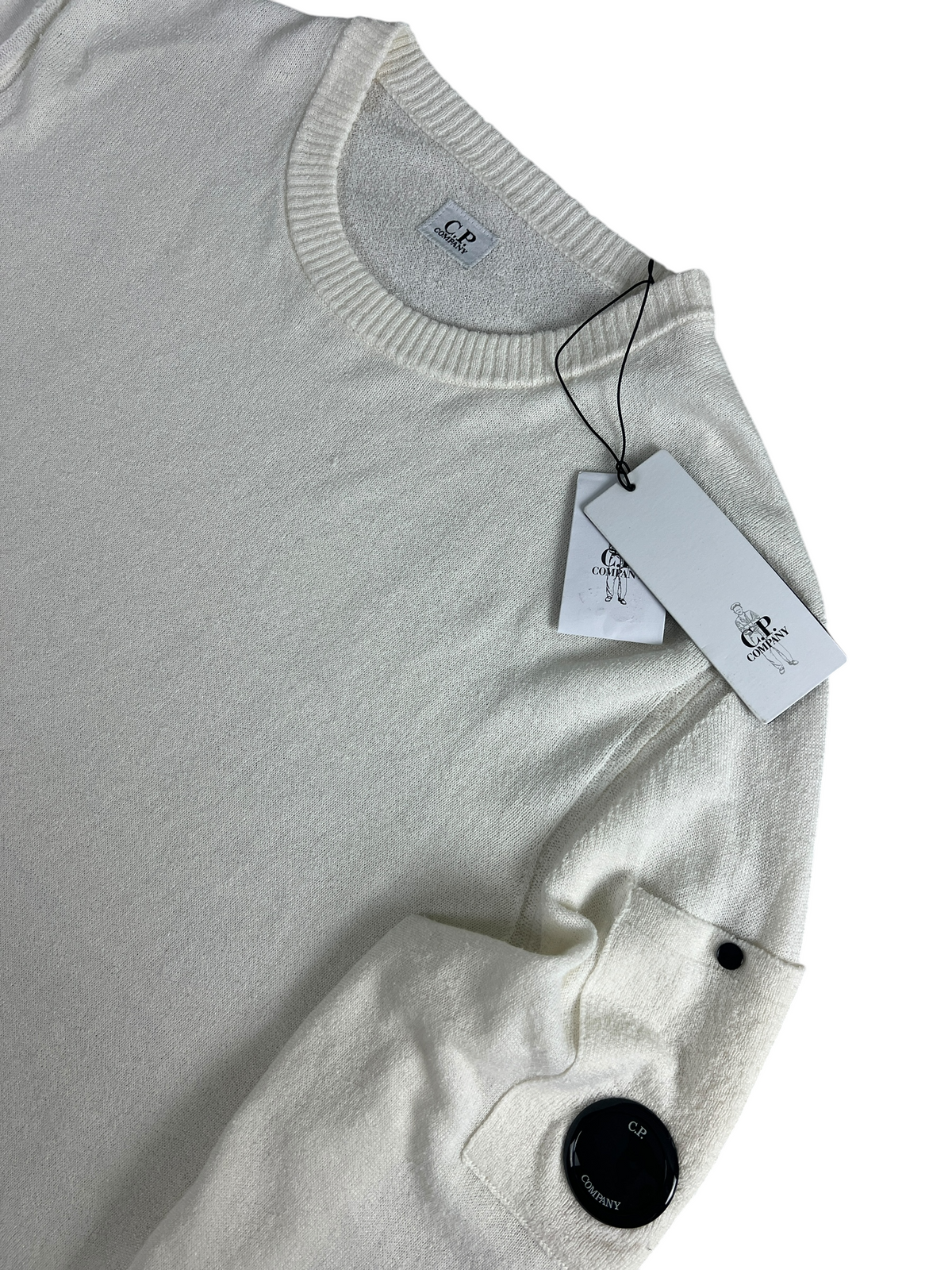 Pull Stone Island crème taille M - Vue de dos